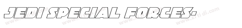 Jedi Special Forces字体转换